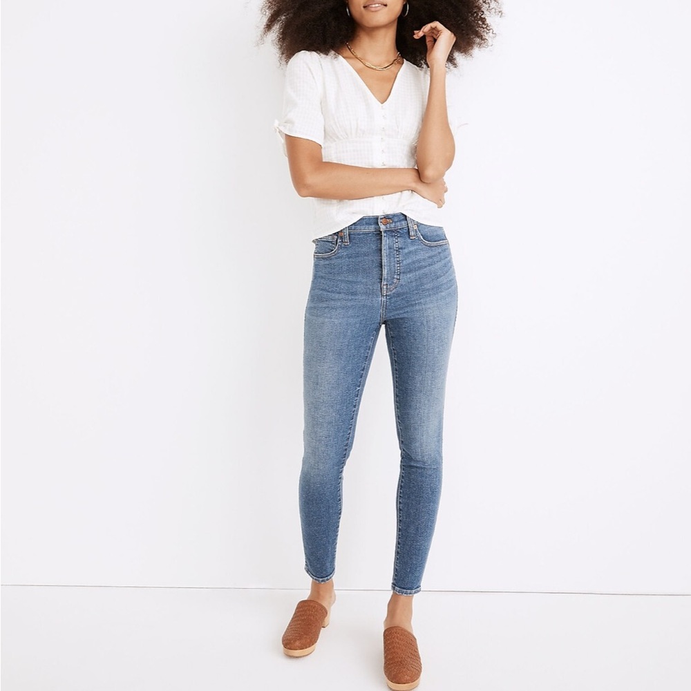 Madewell 10 Inch High Rise Skinny Crop